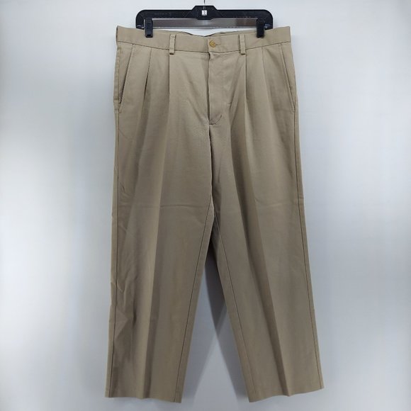 Nordstrom Signature Flat Front  Dress Pants Size 35 - Picture 1 of 12